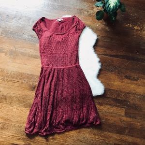 [American Eagle] Sweater Lace Dress XS